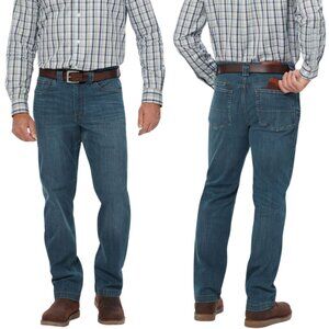 Duluth Trading Co Ballroom Double Flex Standard Fit Denim Jeans Men's 40x30 Blue